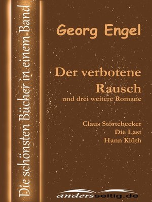 cover image of Der verbotene Rausch und drei weitere Romane